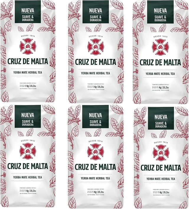 Traditional Yerba Mate, 6 × 1 kg